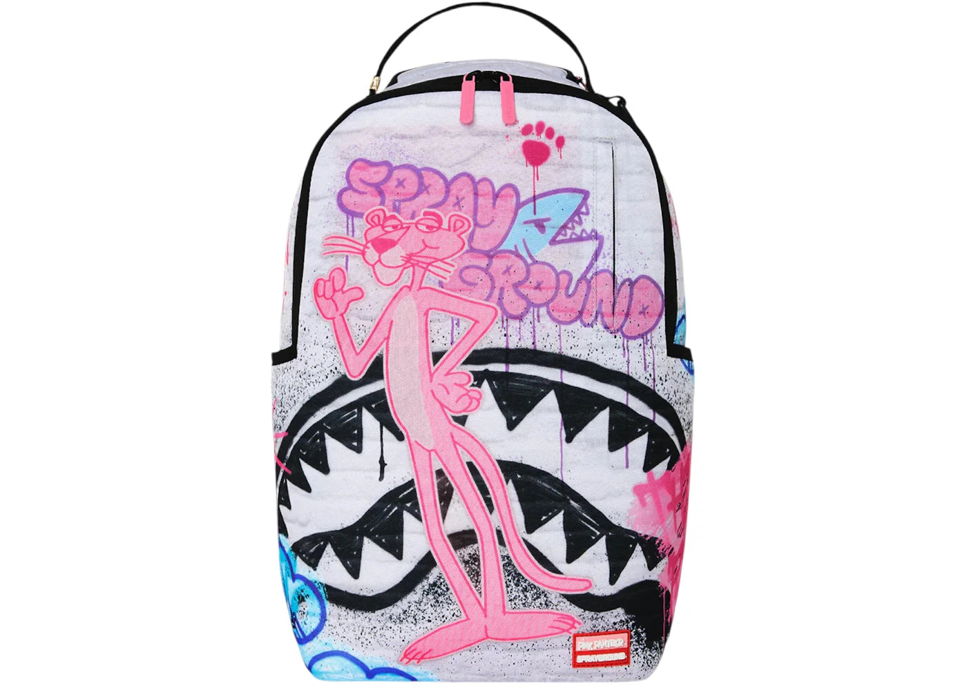Sprayground Pink Panther Heist Mural Backpack Multicolor -1