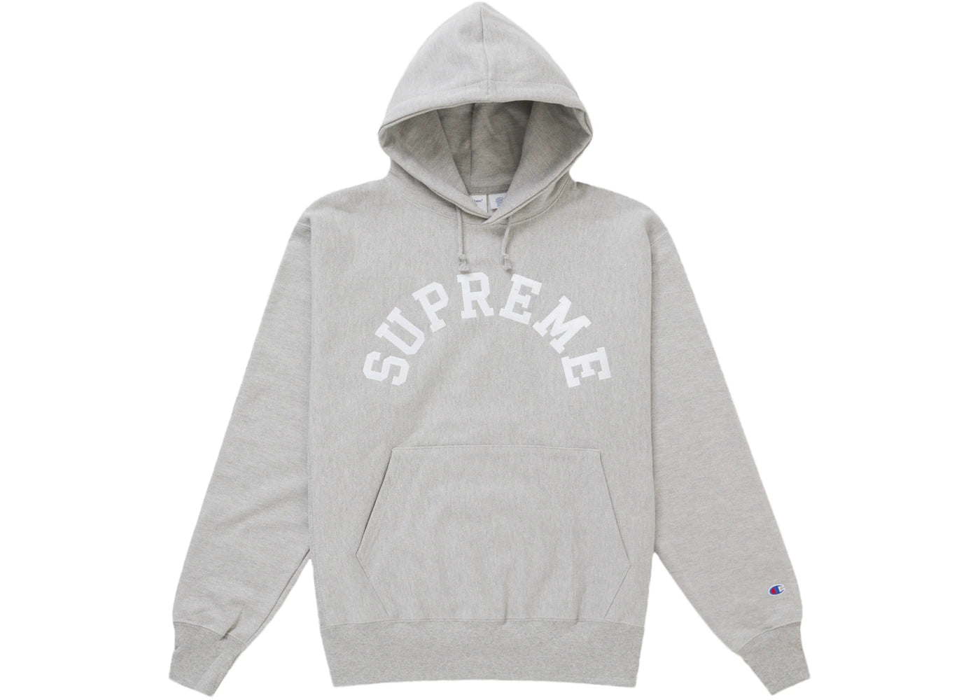 Supreme Champion Hooded Sweatshirt (SS25) Heather Grey -1