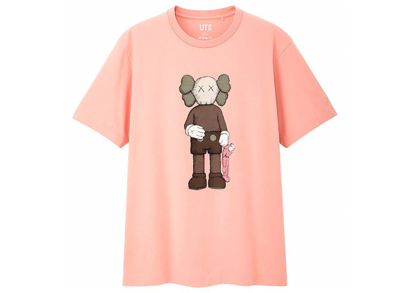 KAWS x Uniqlo Companion Tee (US Sizing) Pink -1