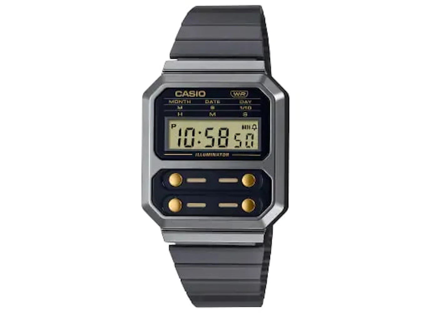 Casio Vintage A100WEGG-1A2 (Black) -1