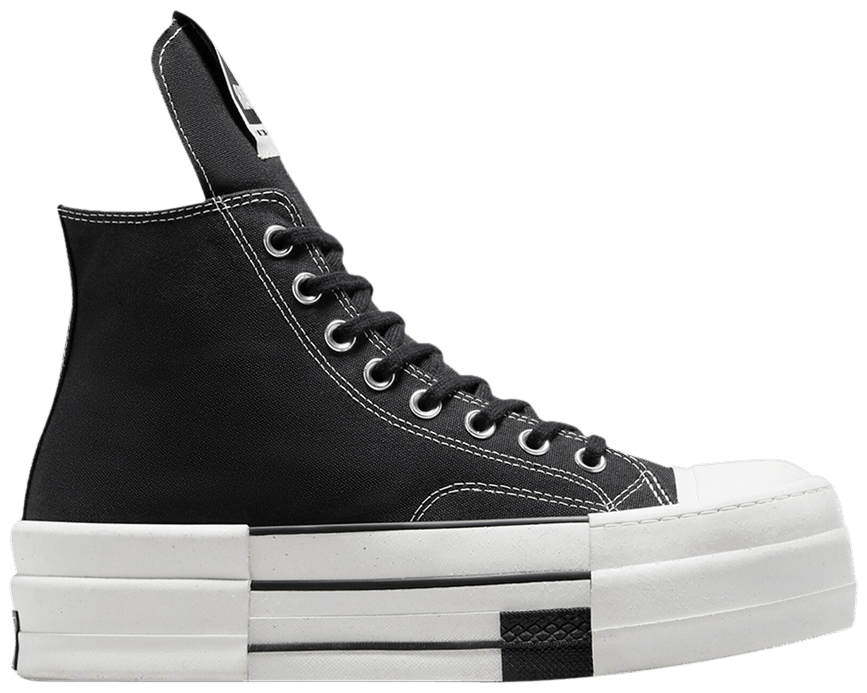 Converse DRKSHDW Chuck Taylor All Star DBL DRKSTAR Hi Rick Owens DRKSTAR Black -1