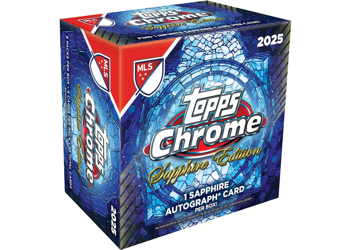 2025 Topps Chrome MLS Saphire Edition Hobby Box -1