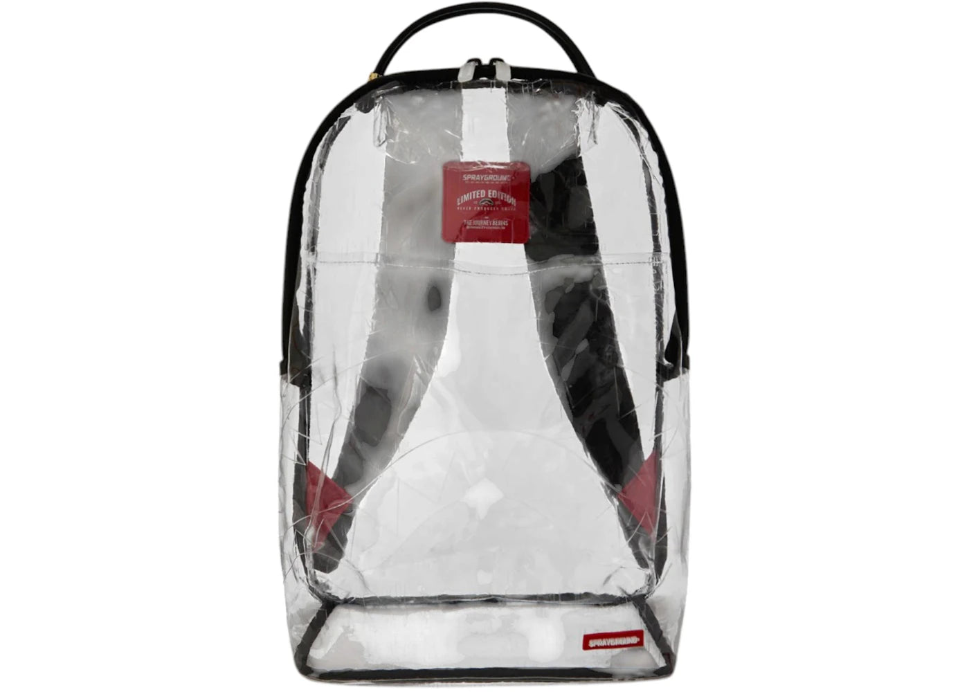 Sprayground Clear Embossed Boss Backpack Clear -1