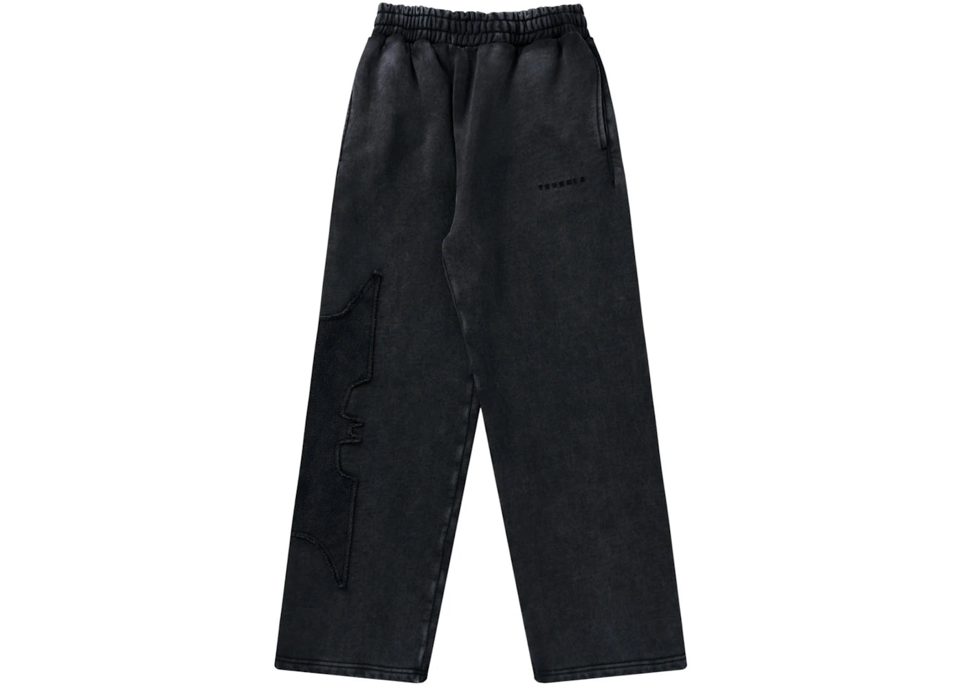 YoungLA x Batman Stealth Sweatpants Black Wash -1