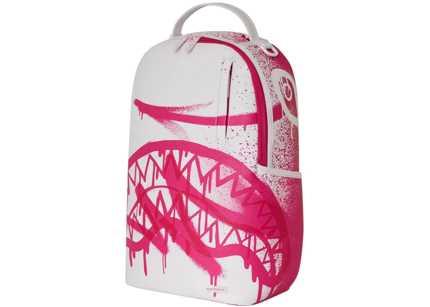 Sprayground Pink Vandal Backpack Backpack PInk White -1