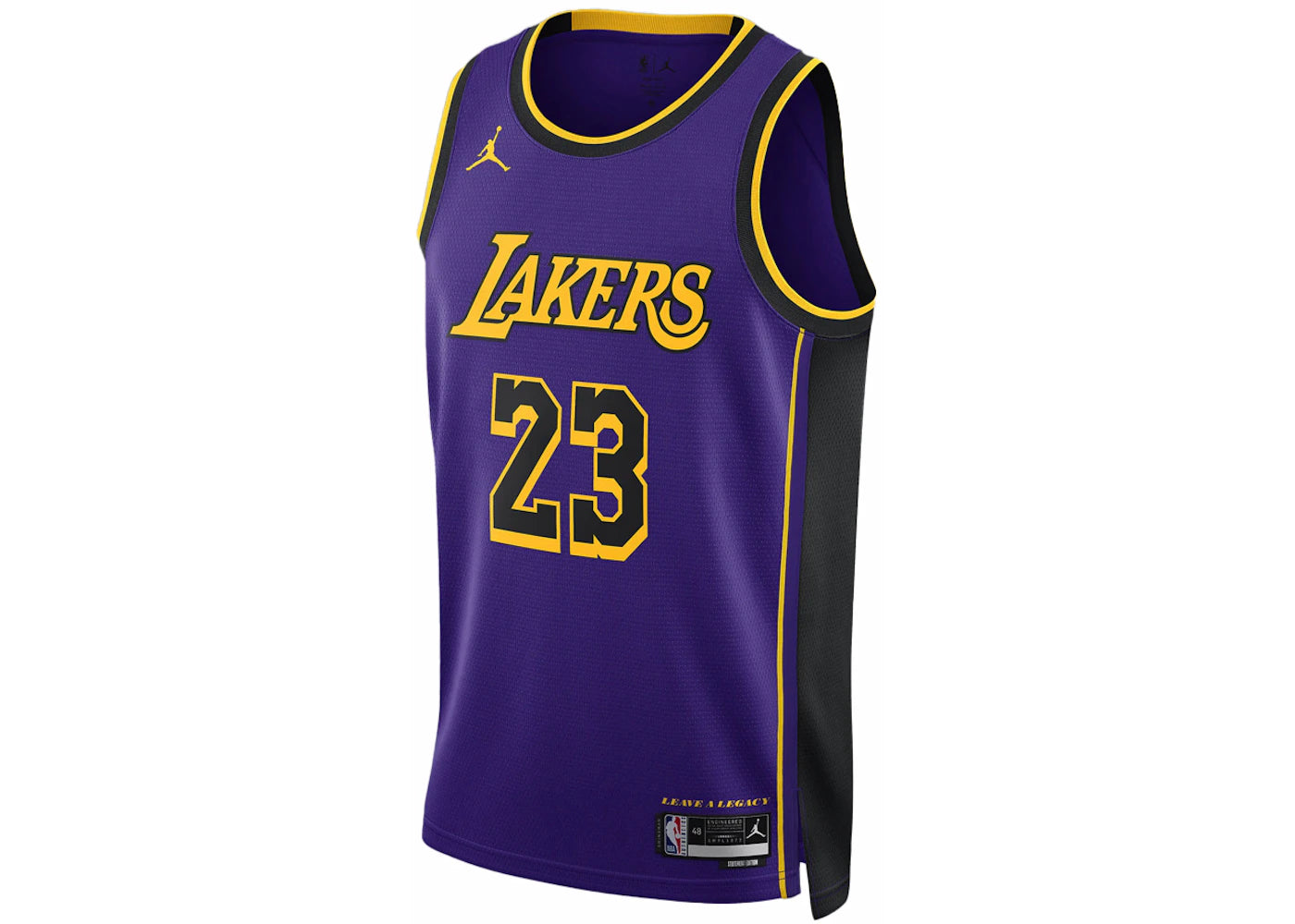 Nike NBA Los Angeles Lakers Statement Edition LeBron James Jersey Field Purple -1