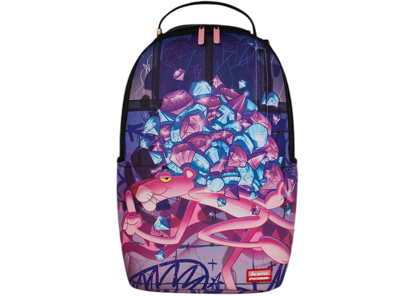 Sprayground Pink Panther Diamond Heist Backpack Multicolor -1