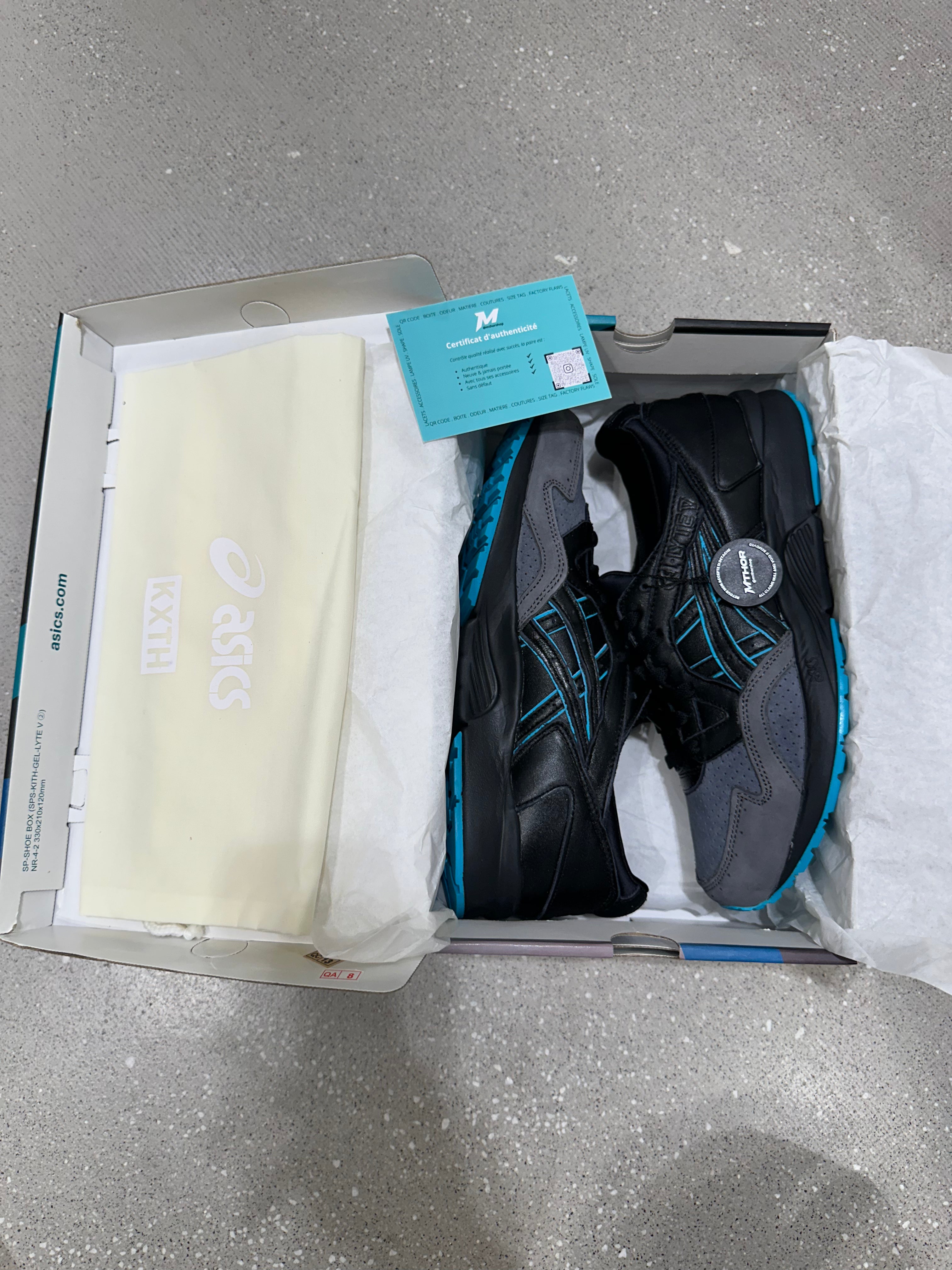 ASICS Gel-Lyte V Kith Leatherback + Box
