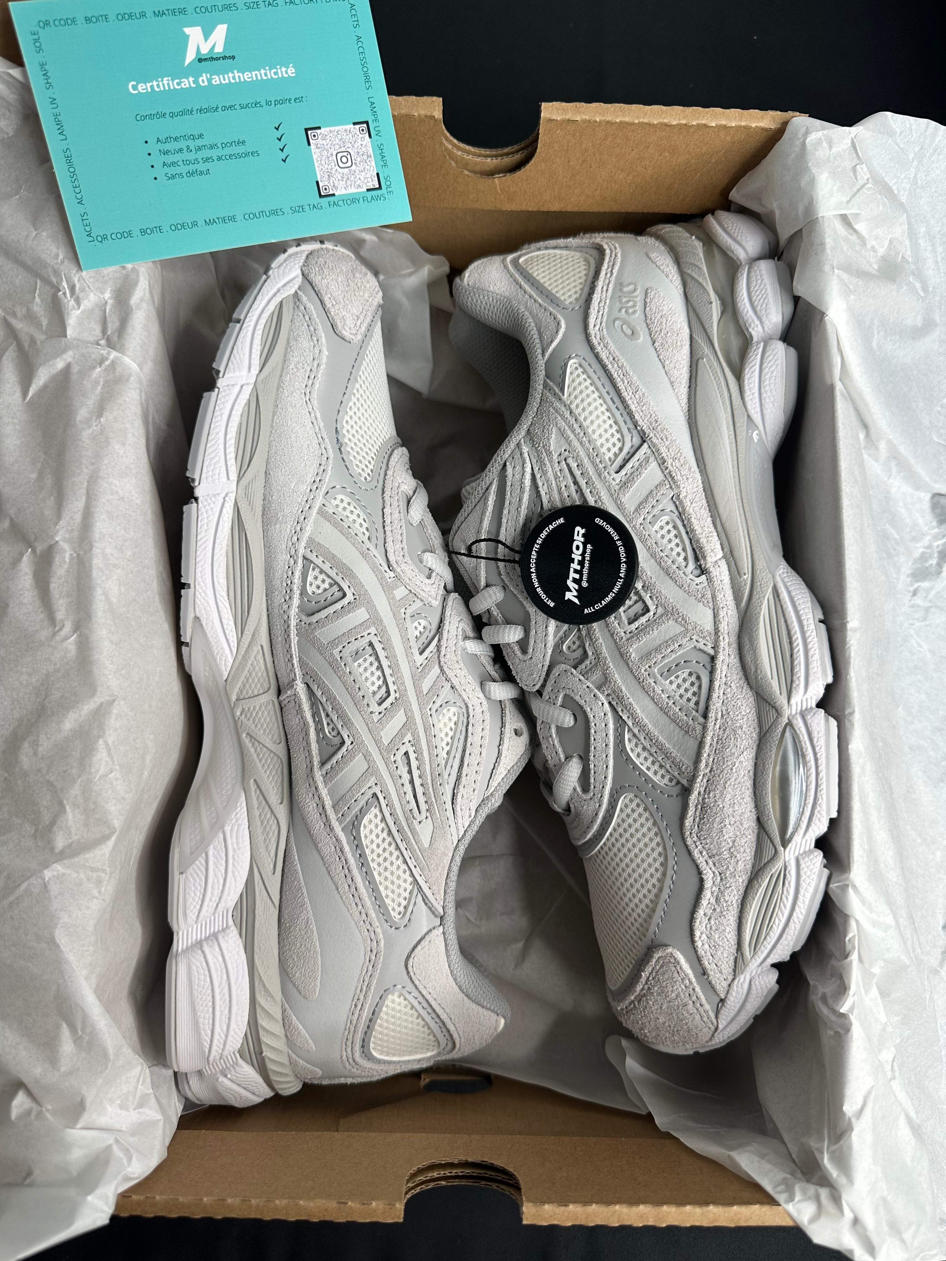 ASICS Gel-NYC Cream Cloud Grey Look