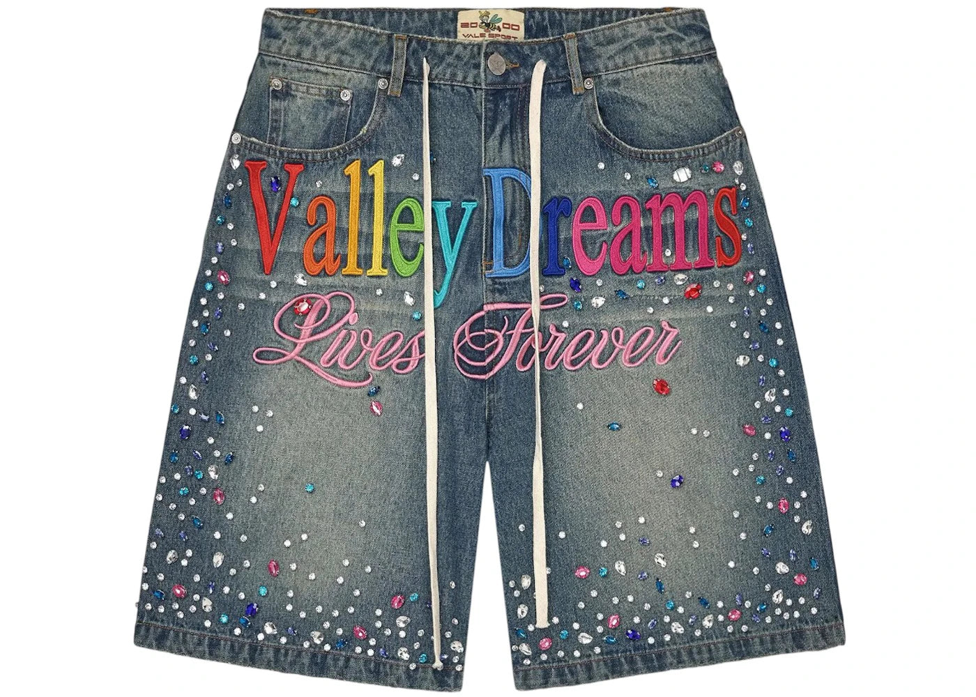 Vale Forever Ice Cream Jorts Light Rinse -1