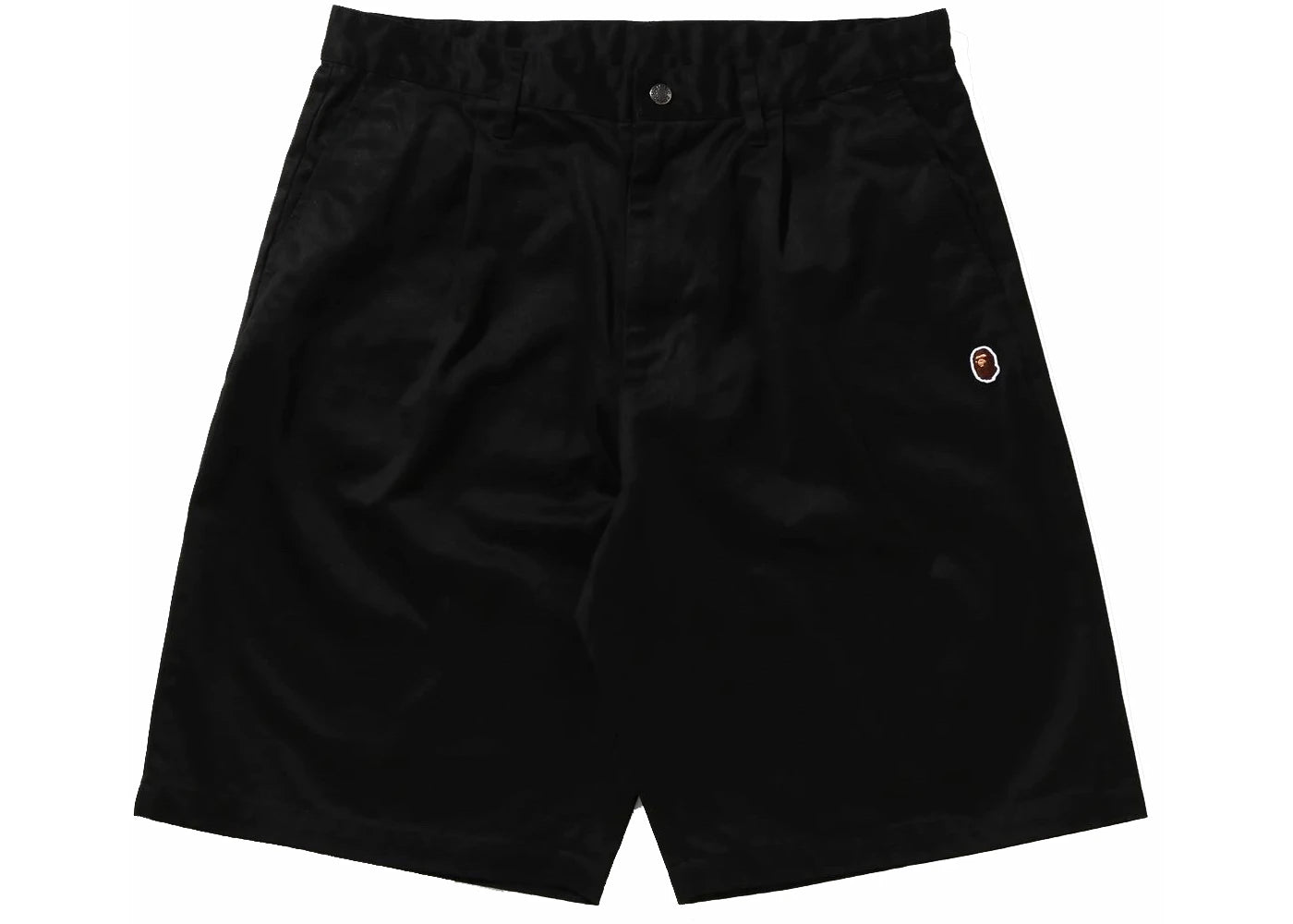 BAPE One Point Wide Fit Chino Shorts Black -1