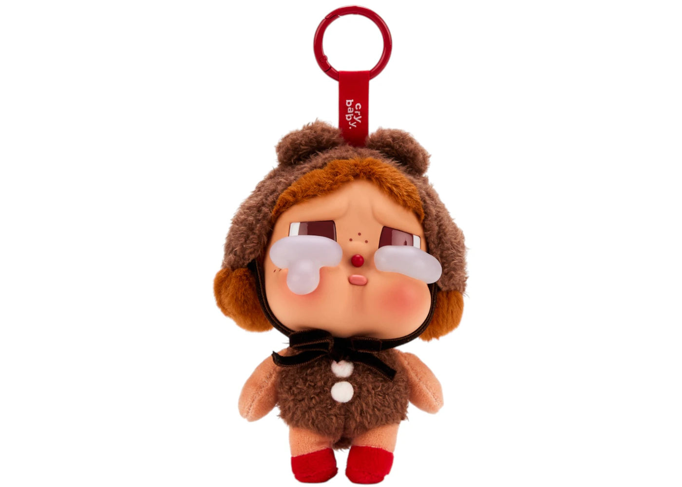 Pop Mart CryBaby Crying Again Series Love Makes Us Cry Vinyl Face Plush-1