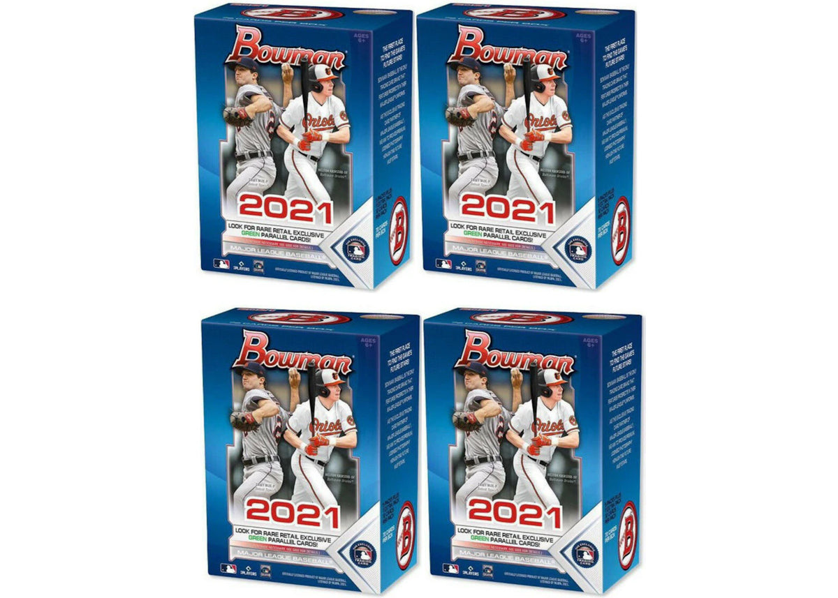 2021 Bowman Baseball Blaster Box 4x Lot -1