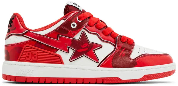A Bathing Ape Bape SK8 Sta #1 M2 Red Camo