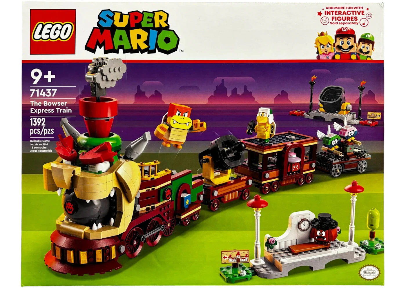 LEGO Super Mario The Bowser Express Train Set 71437 -1