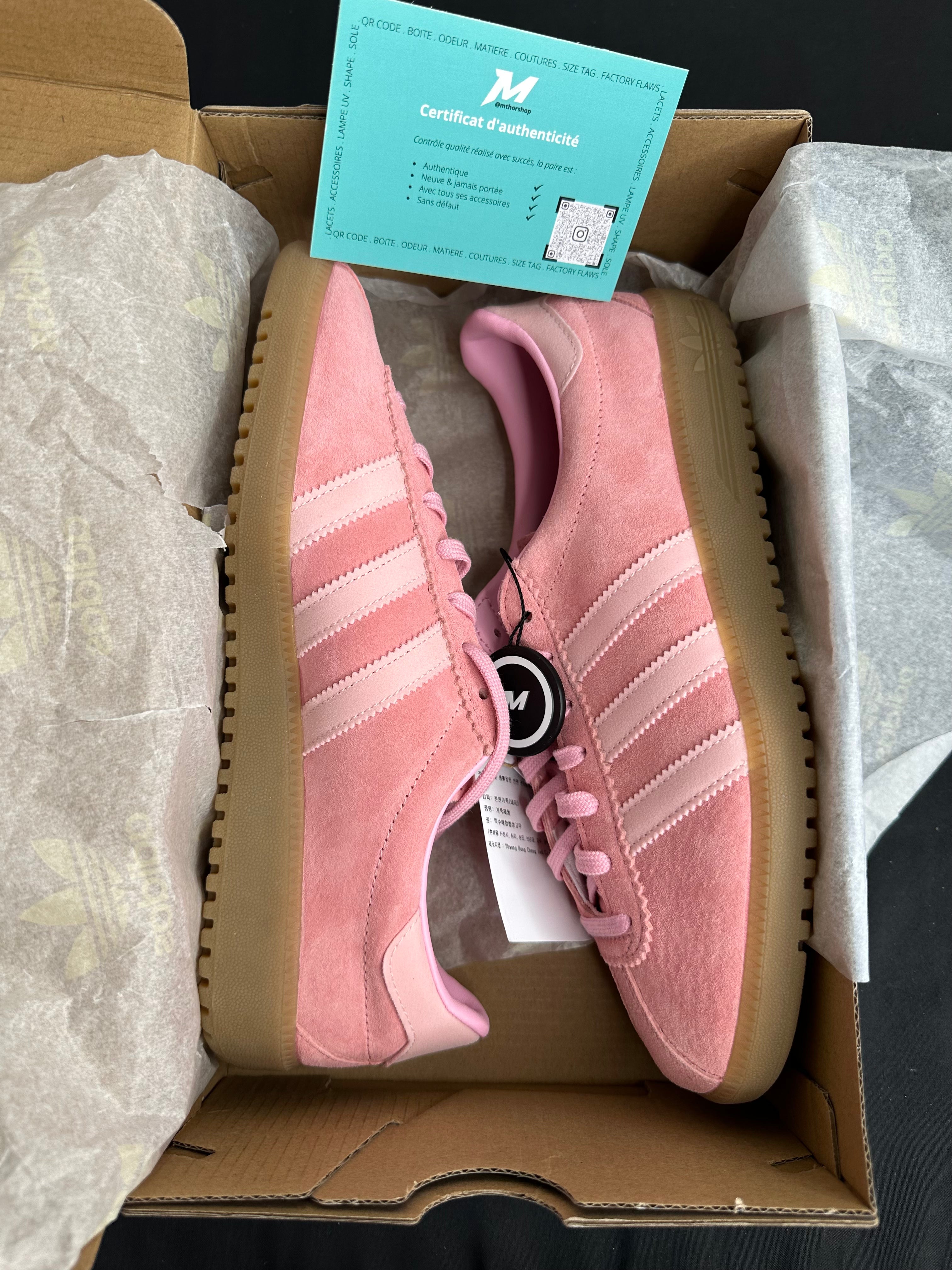 Adidas Bermuda Glow Pink Look