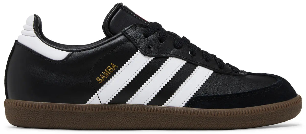 Adidas Samba Leather Black White