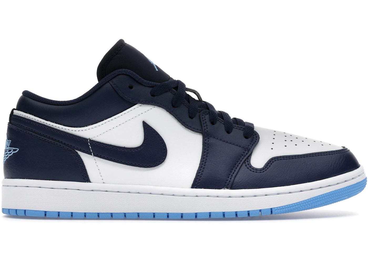 Jordan 1 Low Midnight Navy University Blue -1