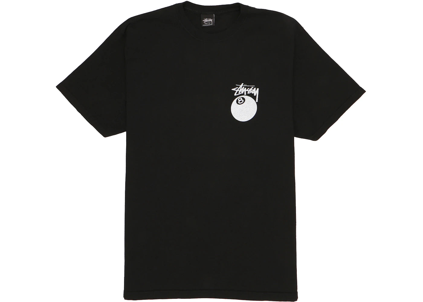Stussy 8 Ball Pigment Dyed Tee Black -1