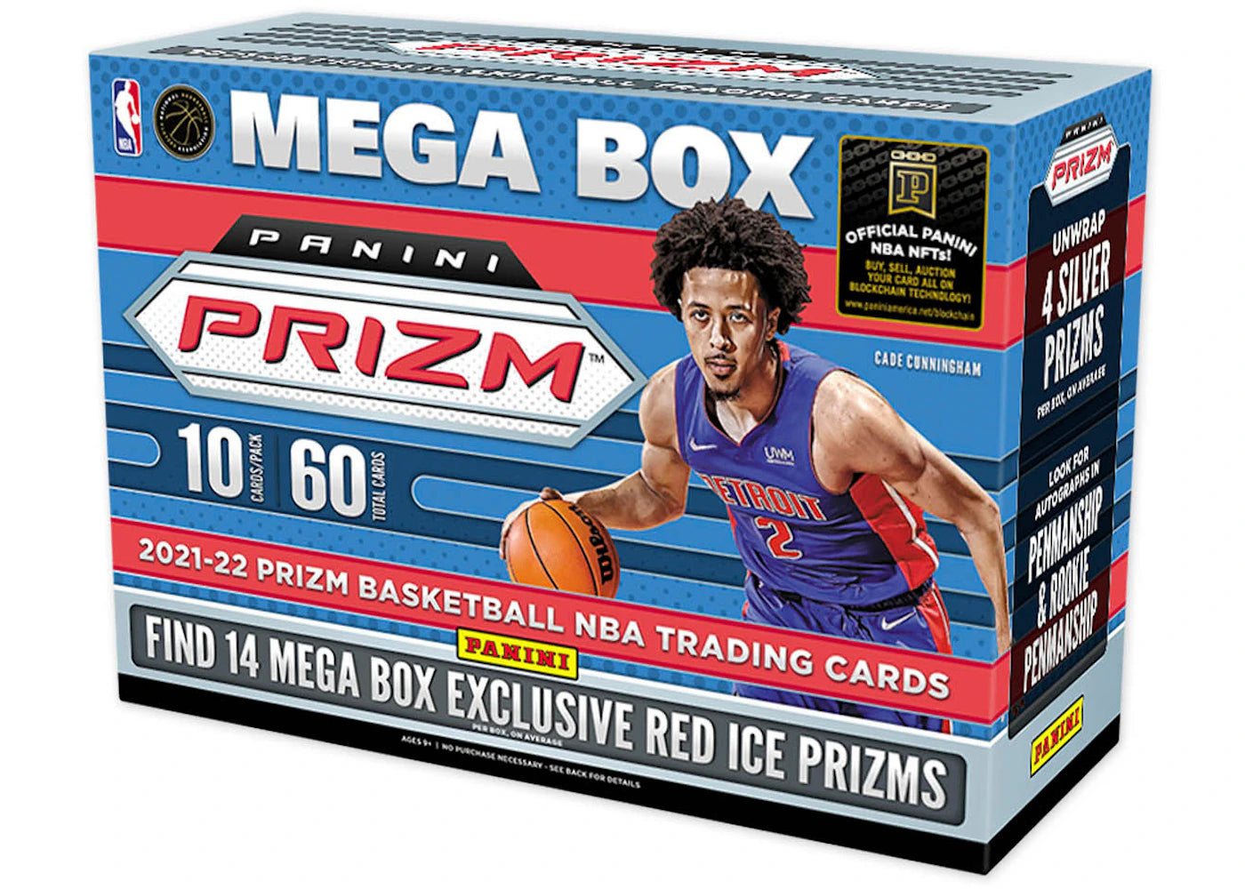 2021-22 Panini Prizm Basketball Mega Box (Red Ice Prizms) -1