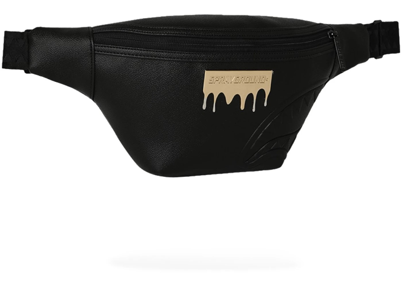 Sprayground Gold Brick Luxe Savvy Crossbody Black -1