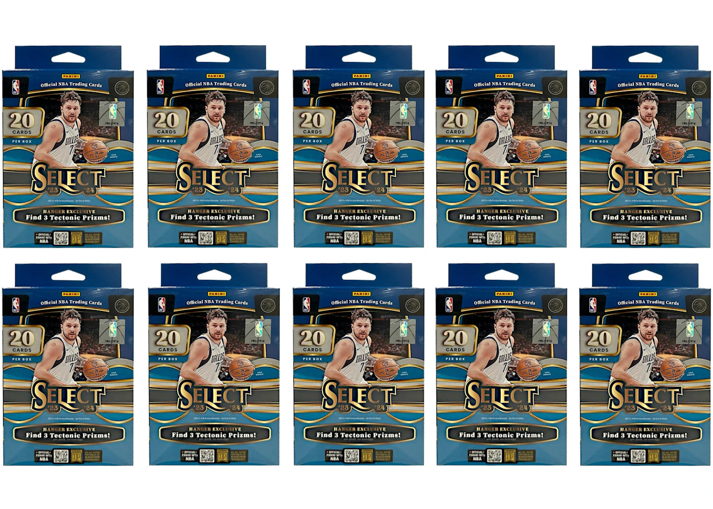 2023-24 Panini Select Basketball Hanger Box (Tectonic Prizms) 10x Lot -1