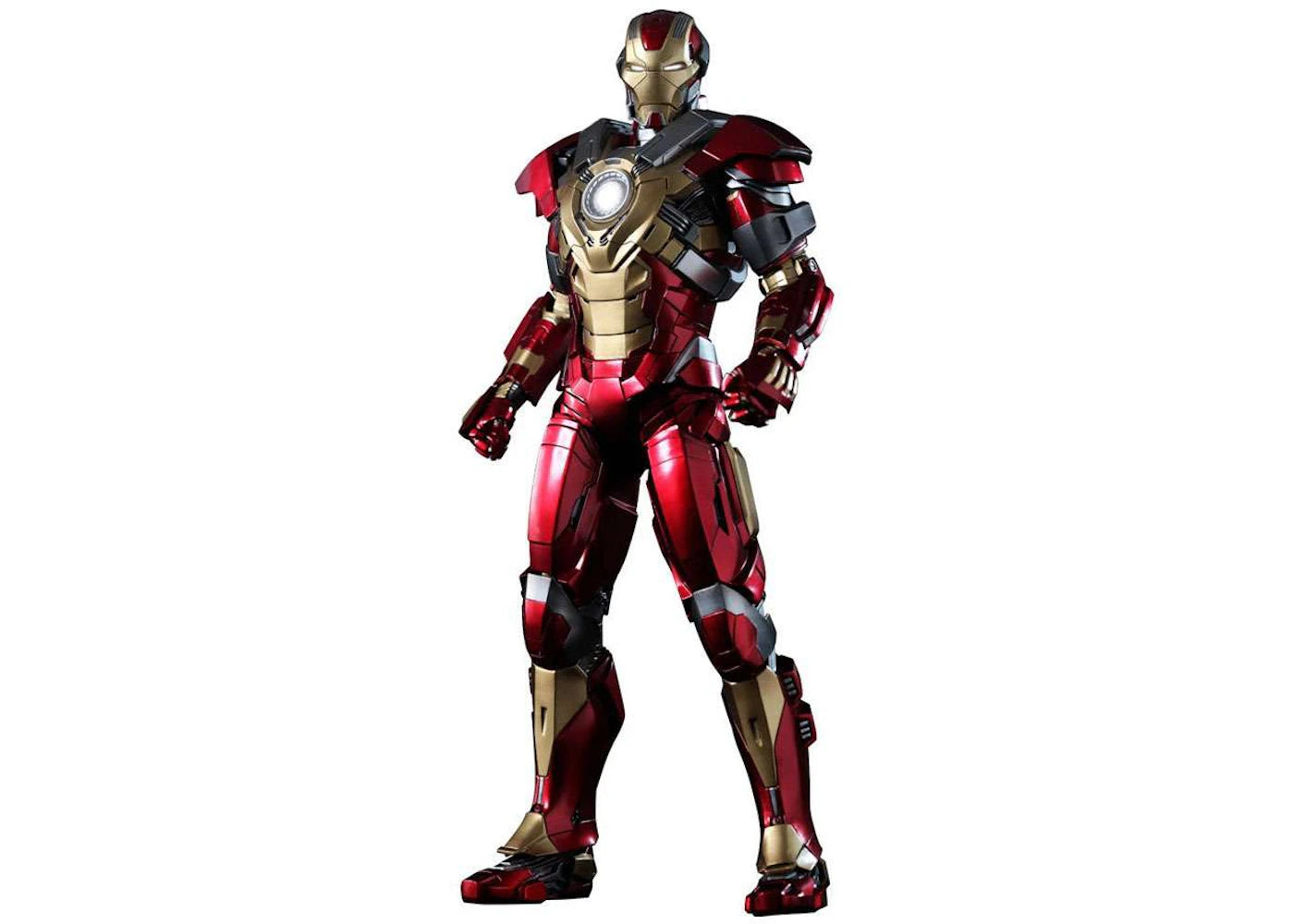 Hot Toys Marvel Movie Masterpiece Iron Man Mark 17 Heartbreaker Collectible Figure -1