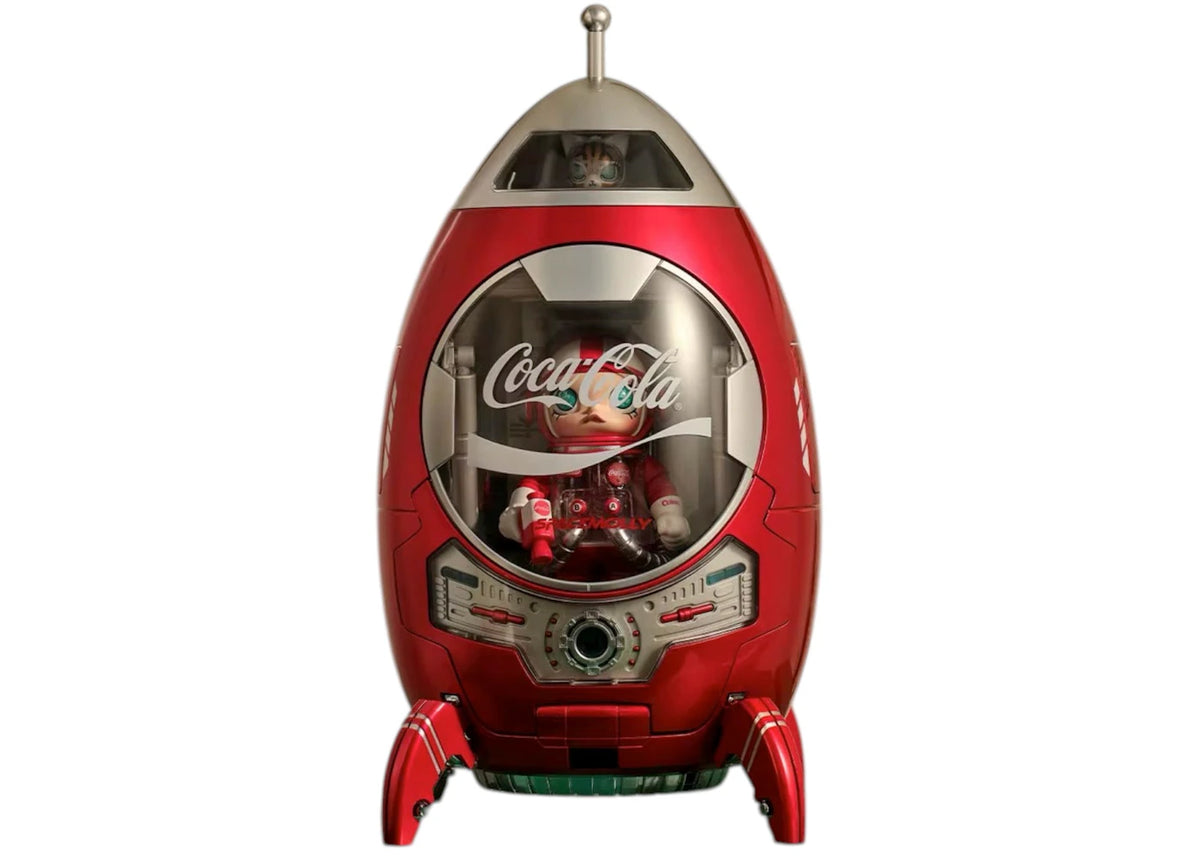 Pop Mart MEGA SPACE MOLLY Iconic Coca-Cola Rocket -1