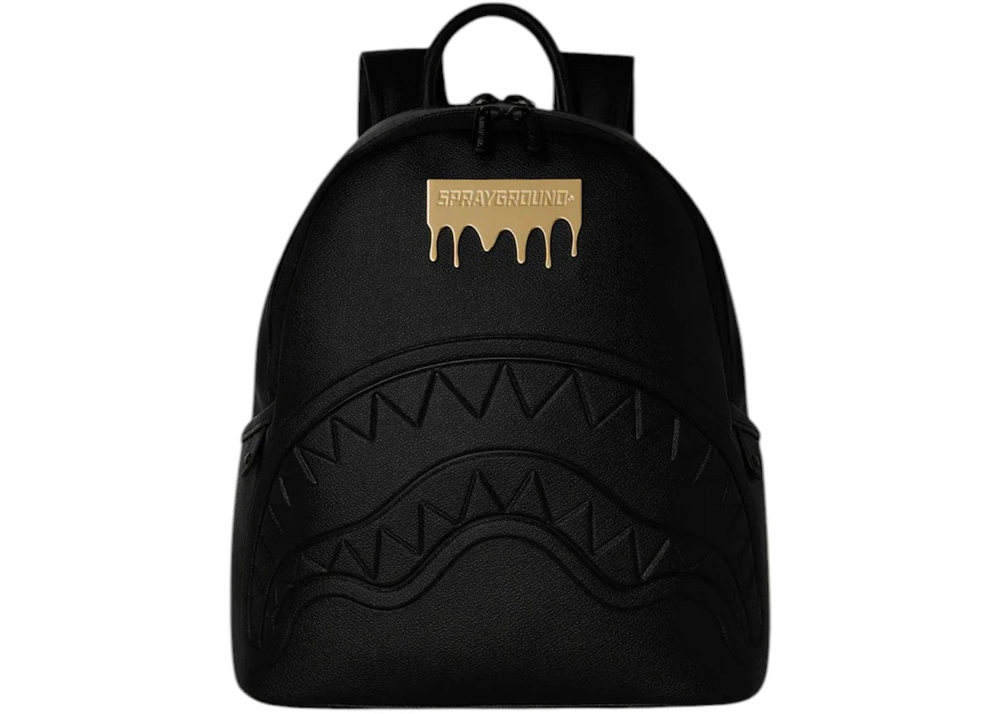 Sprayground Gold Brick Drip Savage Backpack Black/Gold -1