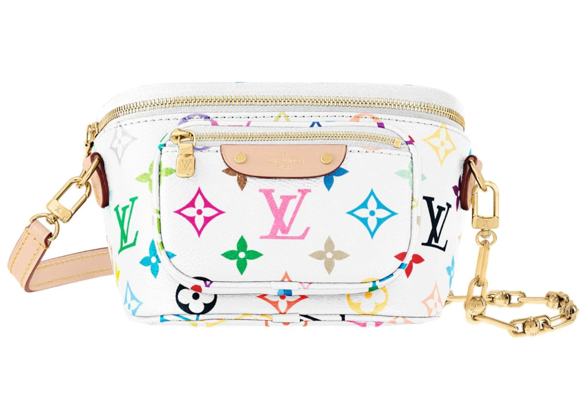 Louis Vuitton x Takashi Murakami Mini Bumbag Multicolor White -1