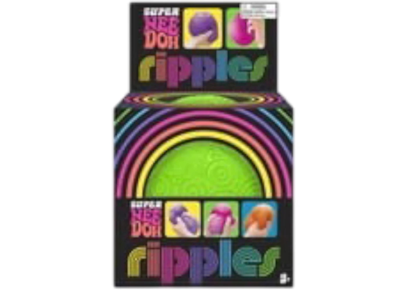 NeeDoh Super Ripples Fidget Ball Green -1