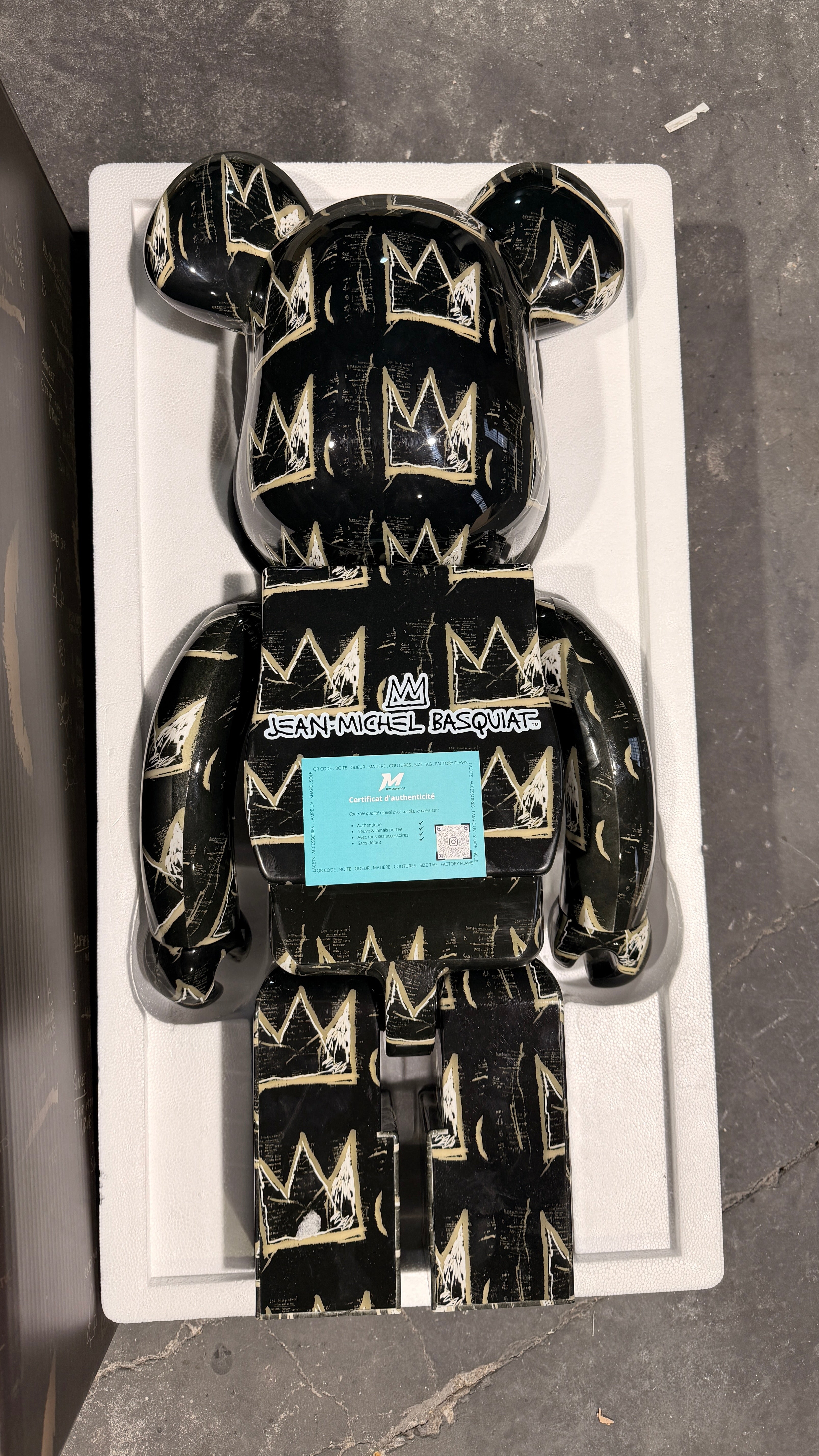 Bearbrick Jean-Michel Basquiat #8 1000%