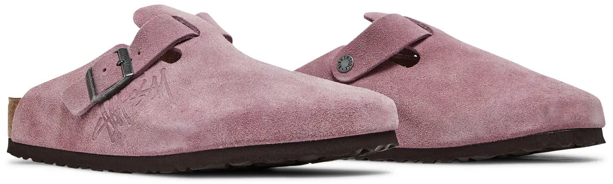 Birkenstock Boston Clog Stussy Dusty Pink (2021) Pair