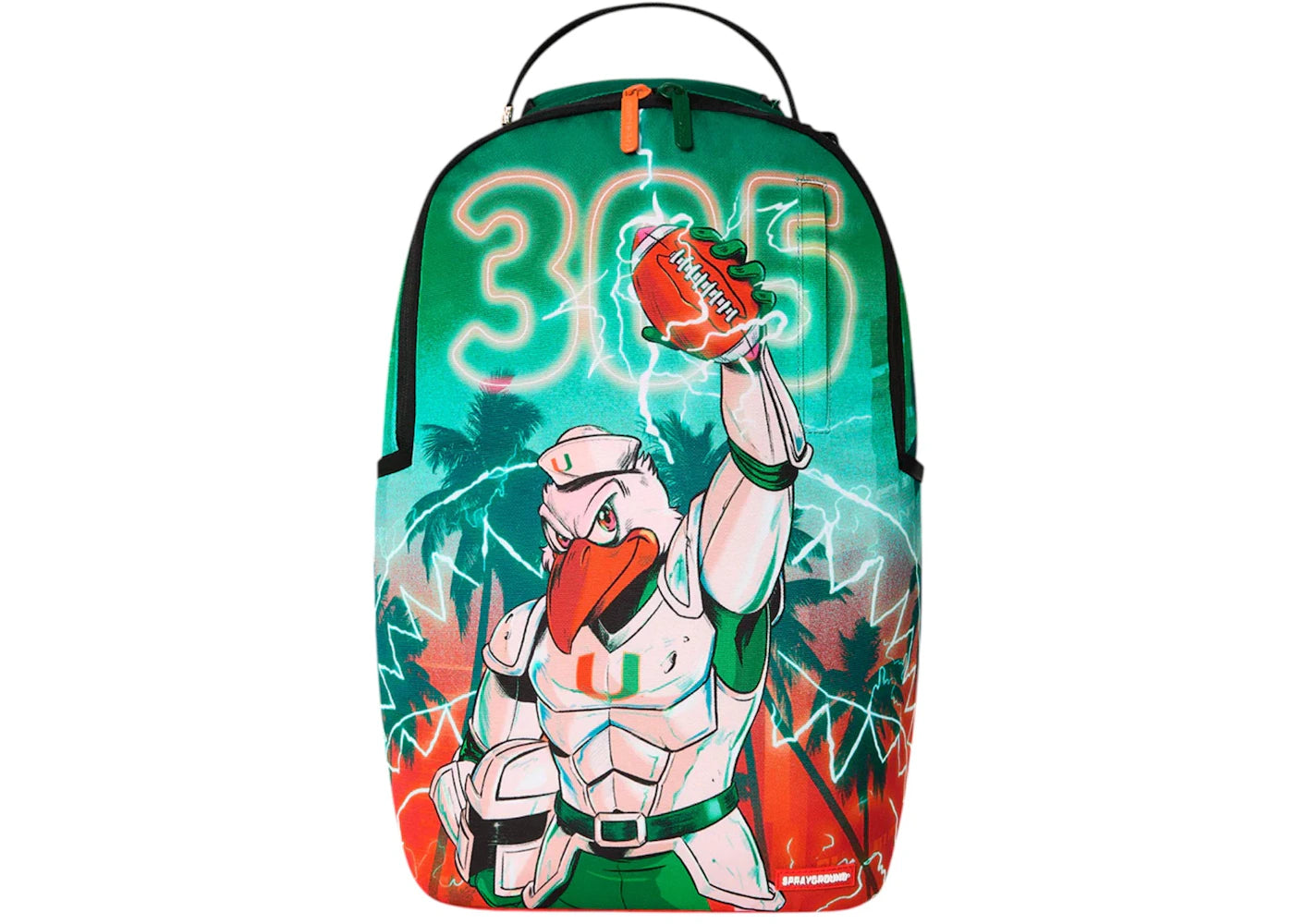 Sprayground University of Miami Hurricanes Touchdown Thunder Backpack Multicolor -1