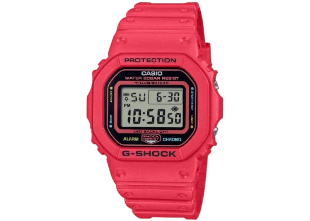 Casio Digital DW-5600EP-4E (Red) -1