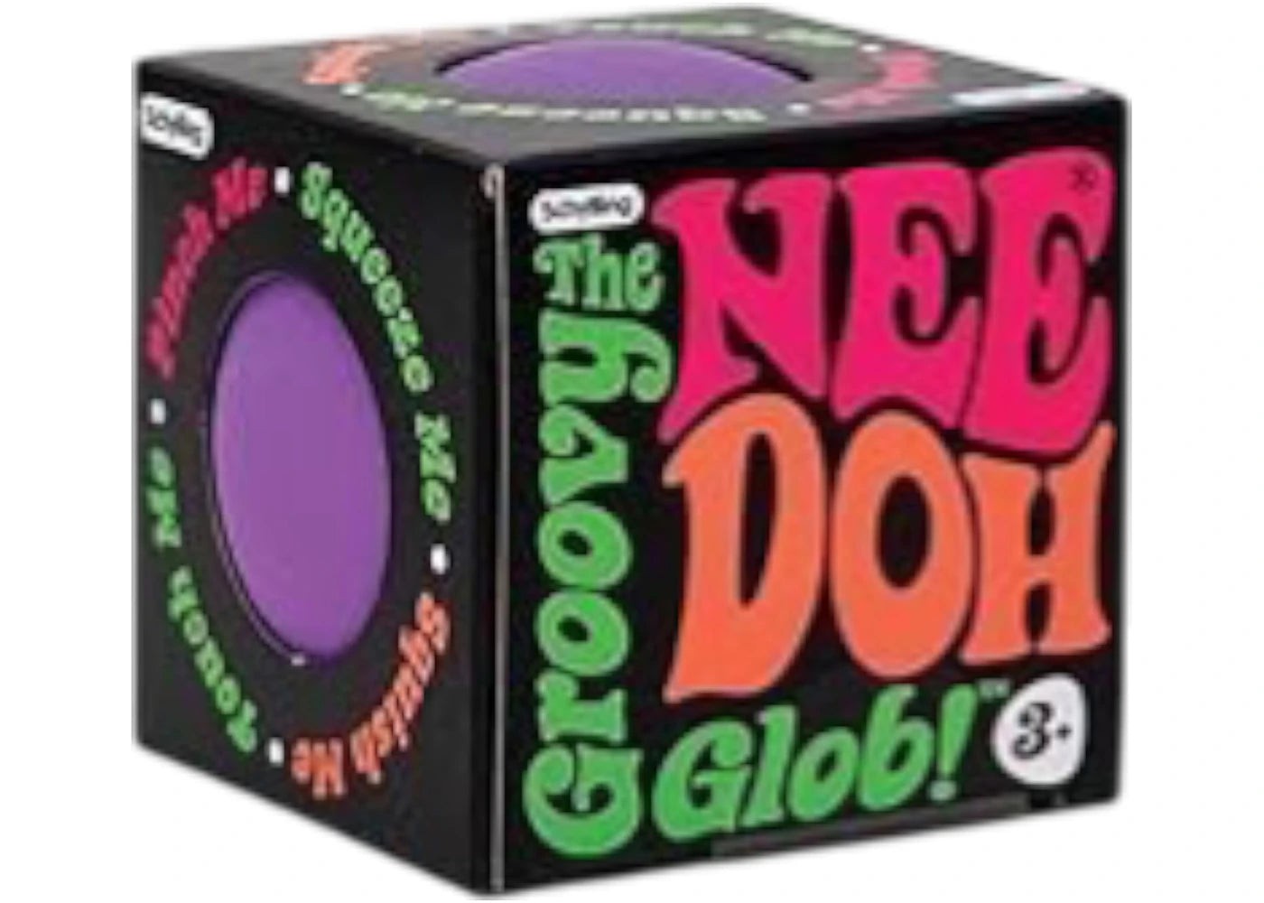 NeeDoh The Groovy Glob! Squishy Fidget Toy Purple -1
