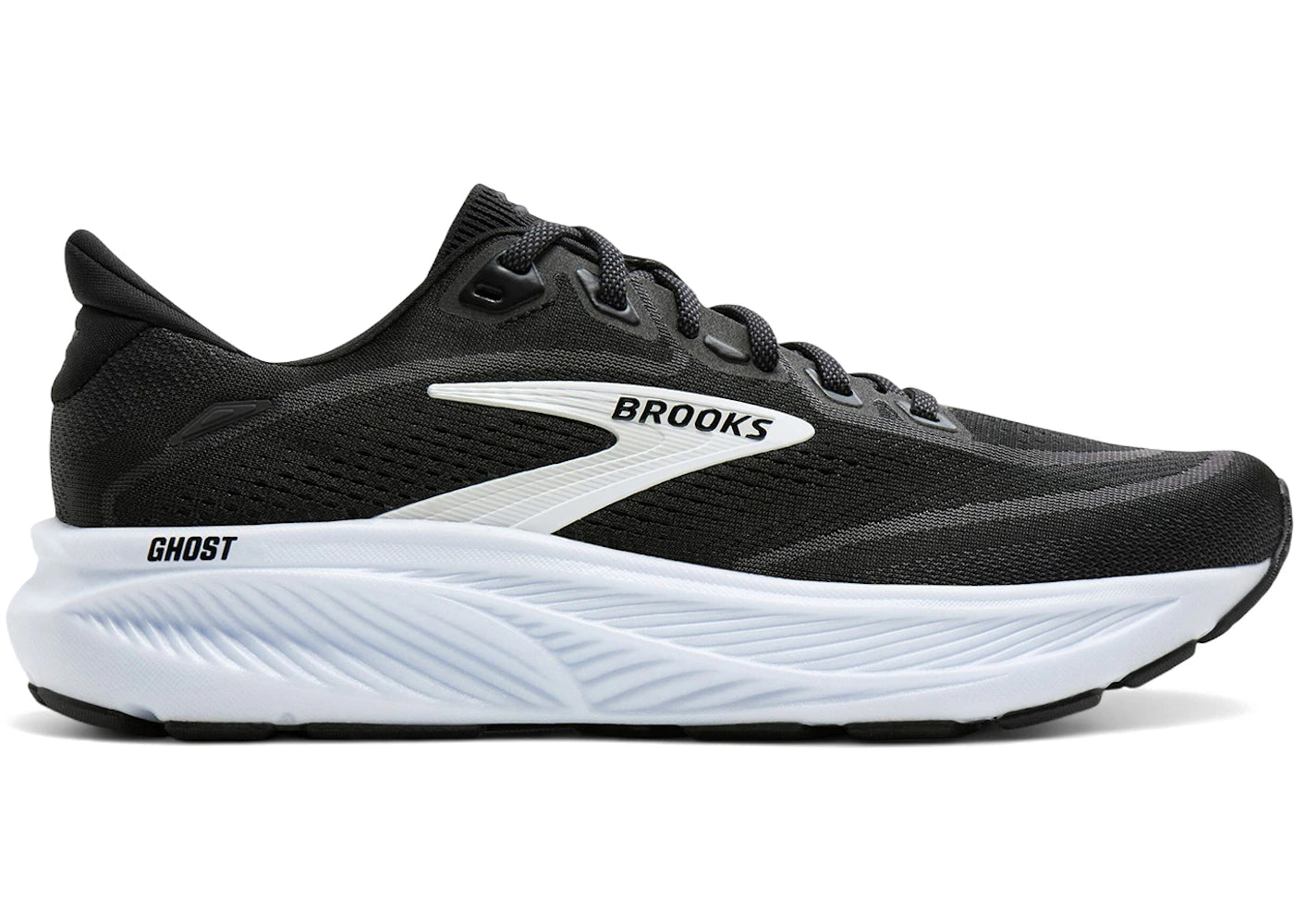 Brooks Ghost 18 Black Grey White (W)