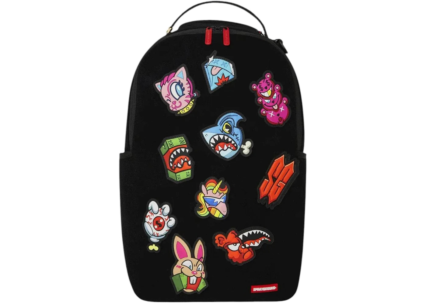Sprayground Stuck On Ya Velcro Patch Backpack Multicolor -1
