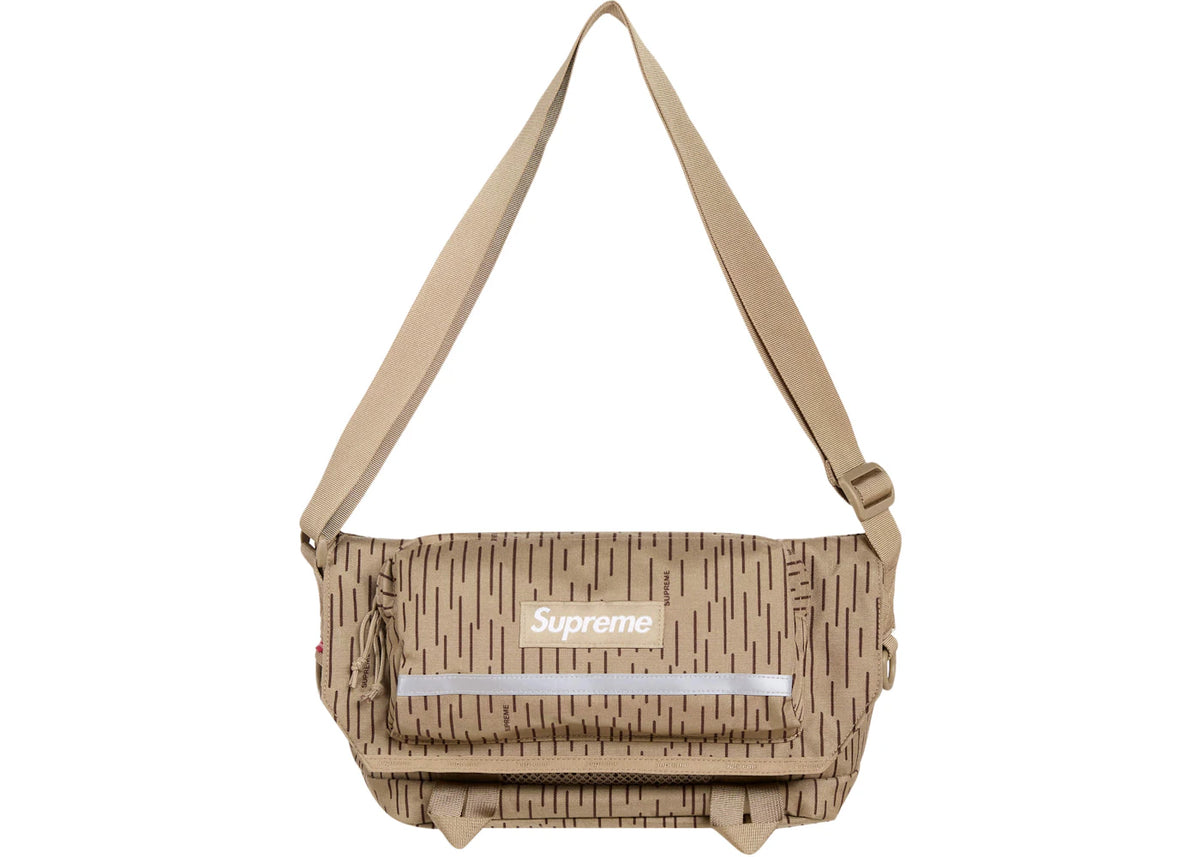 Supreme Messenger Bag Tan Raindrop -1