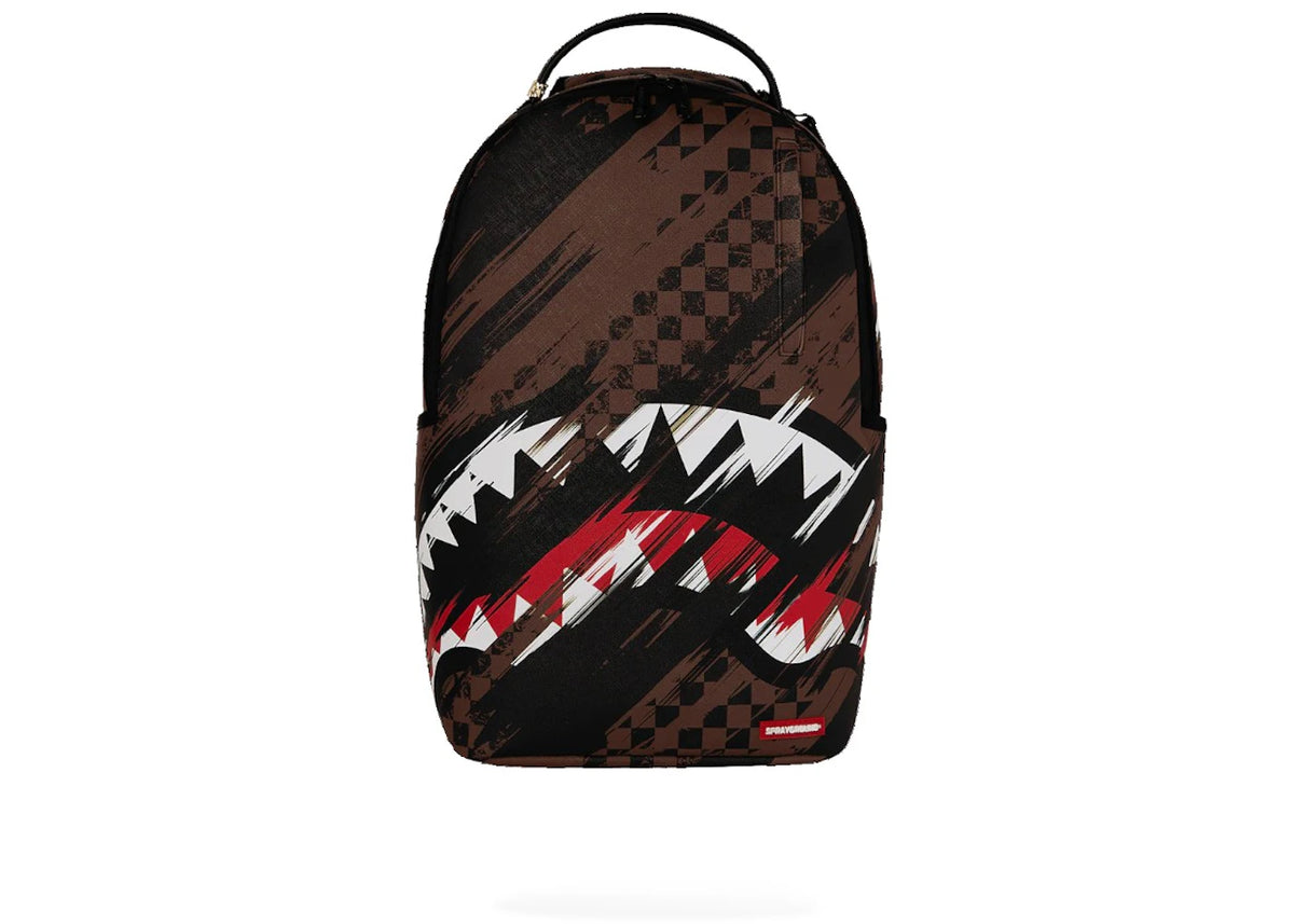 Sprayground Sharks In Paris Night Drift Backpack Brown -1