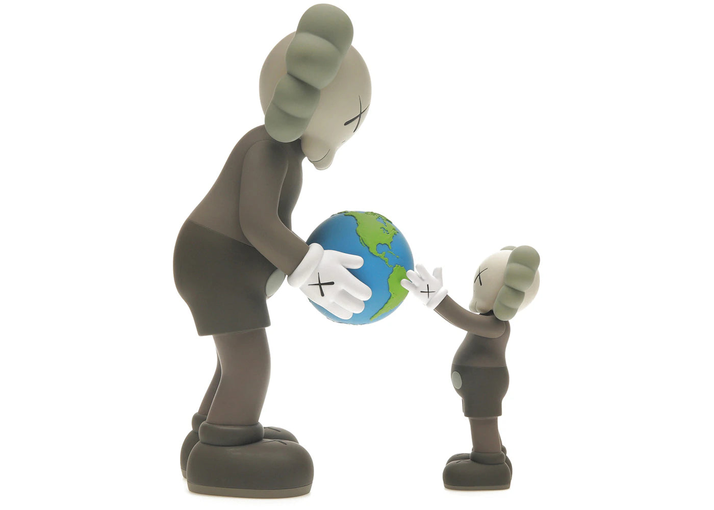 KAWS THE PROMISE Vinyl Figure Brown -1