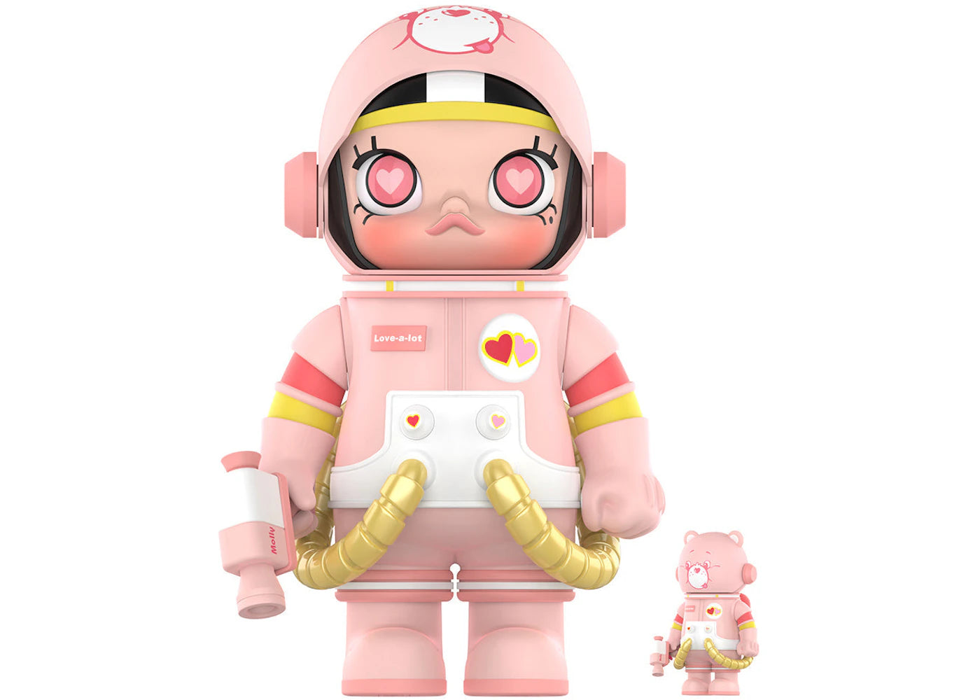 Pop Mart Mega Space Molly Love-a-Lot Bear 100% & 400% Set -1