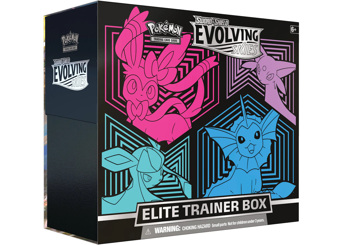 Pokémon TCG Sword & Shield Evolving Skies Elite Trainer Box (Glaceon/Vaporeon/Sylveon/Espeon) -1