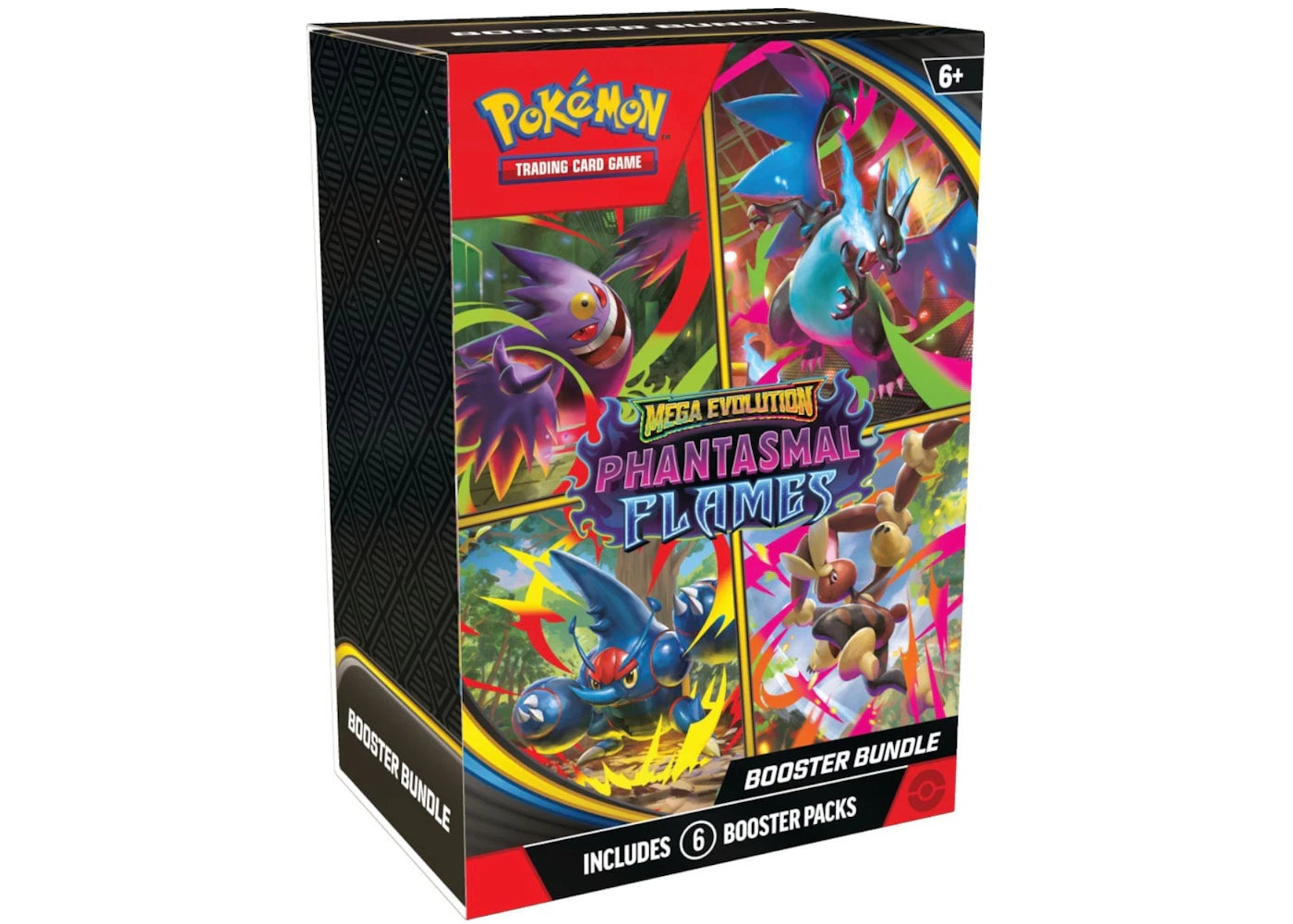 2025 Pokémon Mega Evolution Phantasmal Flames Booster Bundle -1