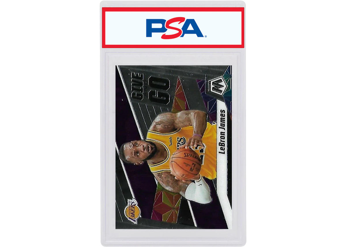 LeBron James 2019 Panini Mosaic Give and Go #8 (PSA Graded) -1