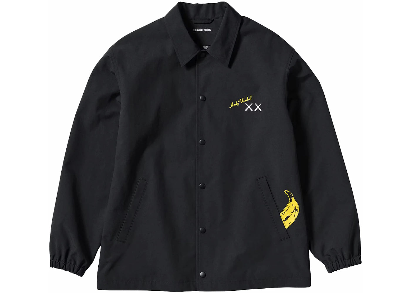 KAWS x Uniqlo Warhol Coach 474138 Jacket Black -1