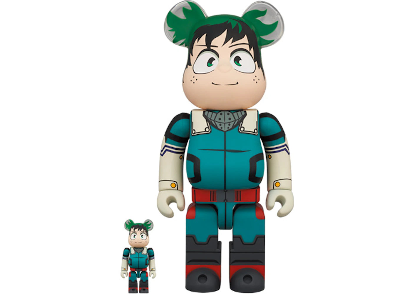 Bearbrick x My Hero Academia Izuku Midoriya 100% & 400% Set -1