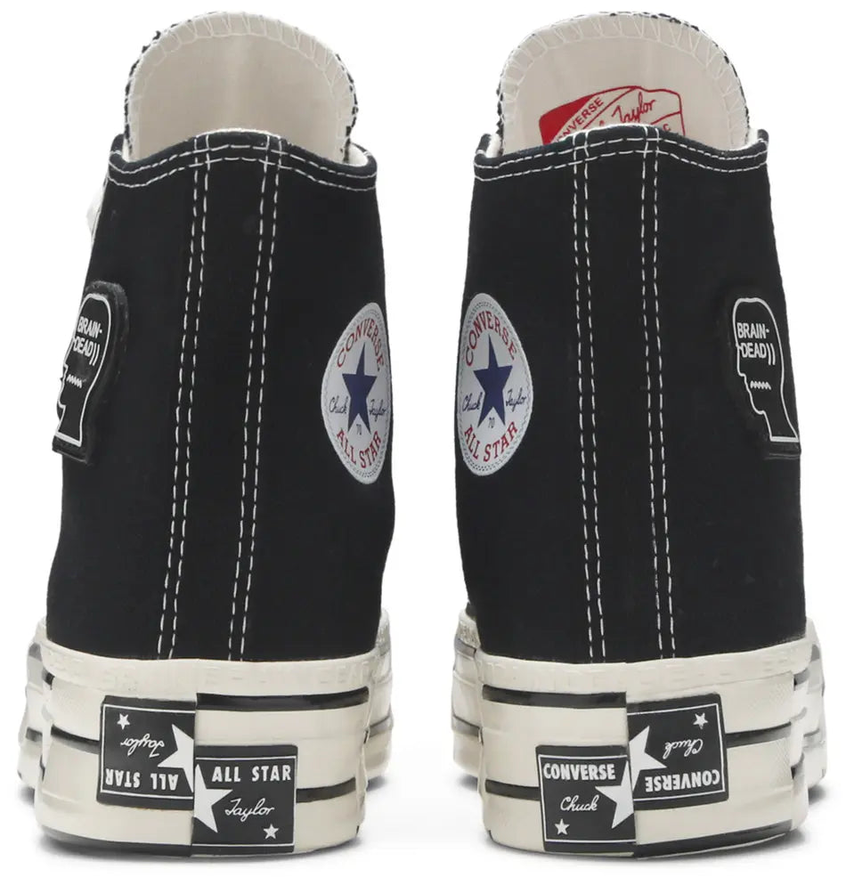 Converse Chuck Taylor All-Star 70s Hi Brain Dead Black heel counter