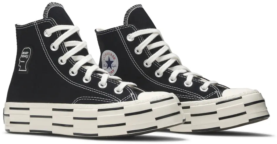 Converse Chuck Taylor All-Star 70s Hi Brain Dead Black pair