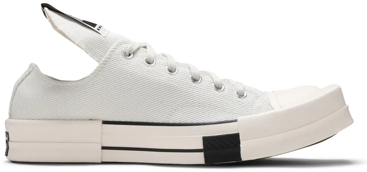 Converse TURBODRK Chuck Taylor All Star 70 Ox Rick Owens DRKSHDW White